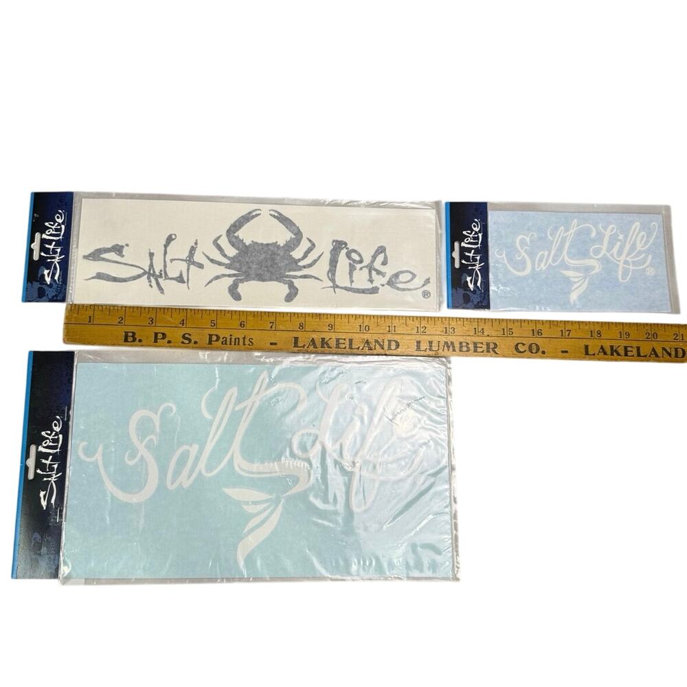 Salt Life Car Decal Bundle Of 3